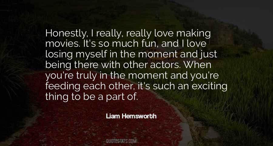 Quotes About Liam Hemsworth #836386
