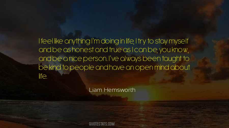 Quotes About Liam Hemsworth #965647