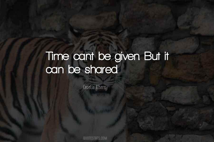 Time Shared Quotes #868516