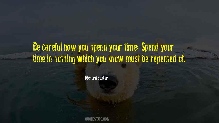 Time Spend Quotes #179222