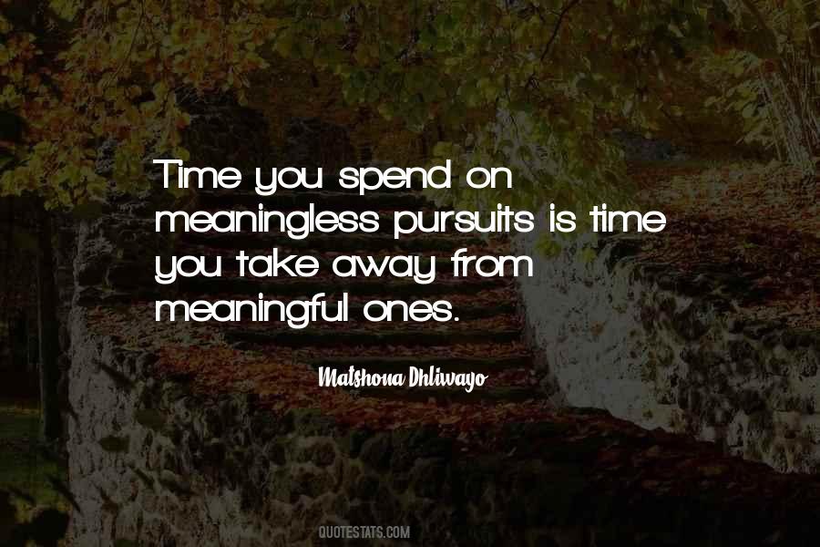 Time Spend Quotes #29471