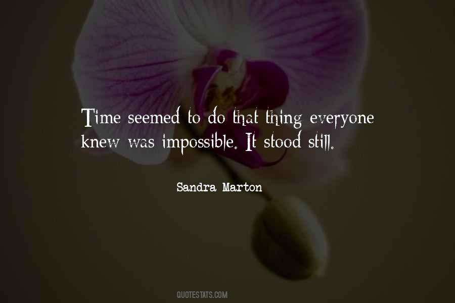 Time Stood Still Quotes #1356184