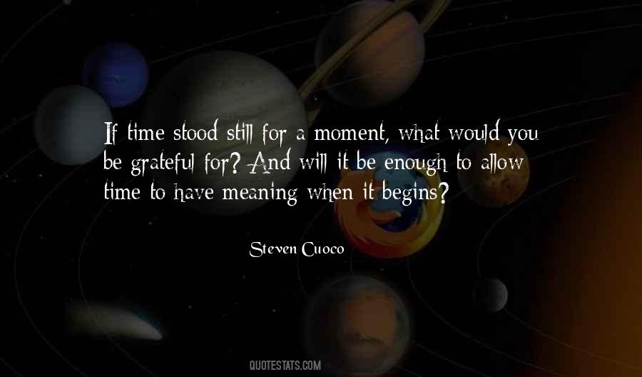 Time Stood Still Quotes #2792
