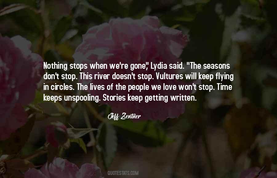 Time Stops Love Quotes #1509179
