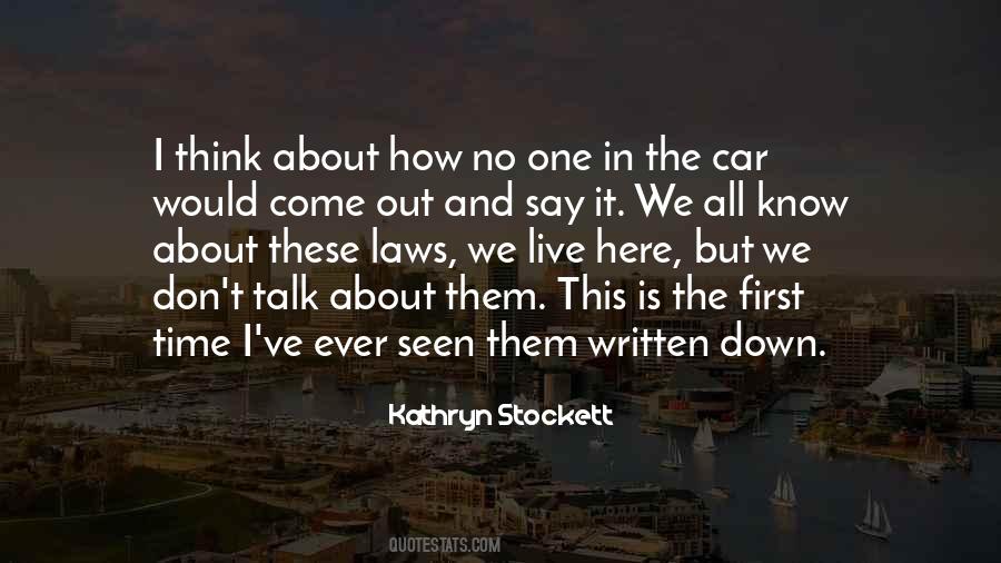 Quotes About Stockett #21347