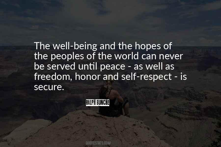 Quotes About Being At Peace With The World #1053941