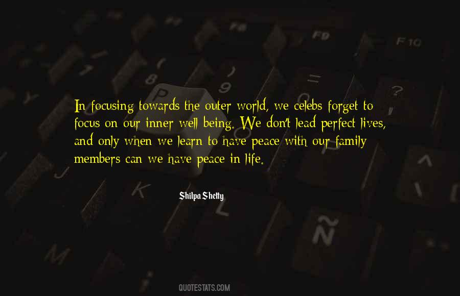 Quotes About Being At Peace With The World #938732