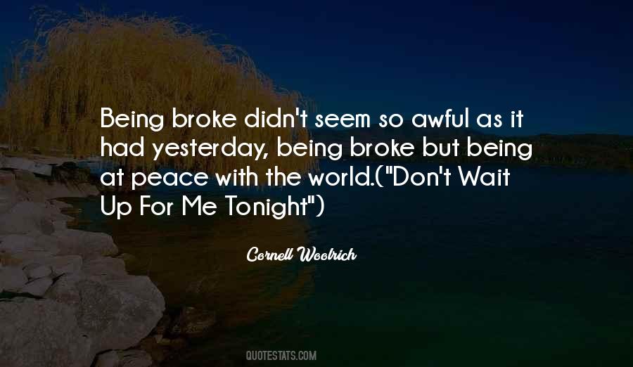 Quotes About Being At Peace With Yourself #129061