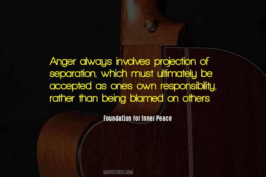 Quotes About Being At Peace With Yourself #7554