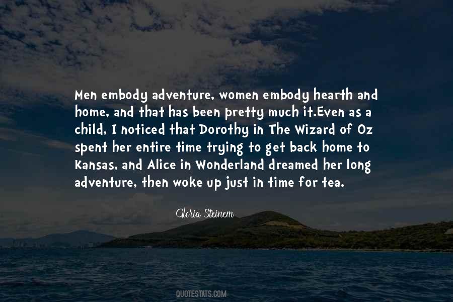 Time To Go Back Home Quotes #207569