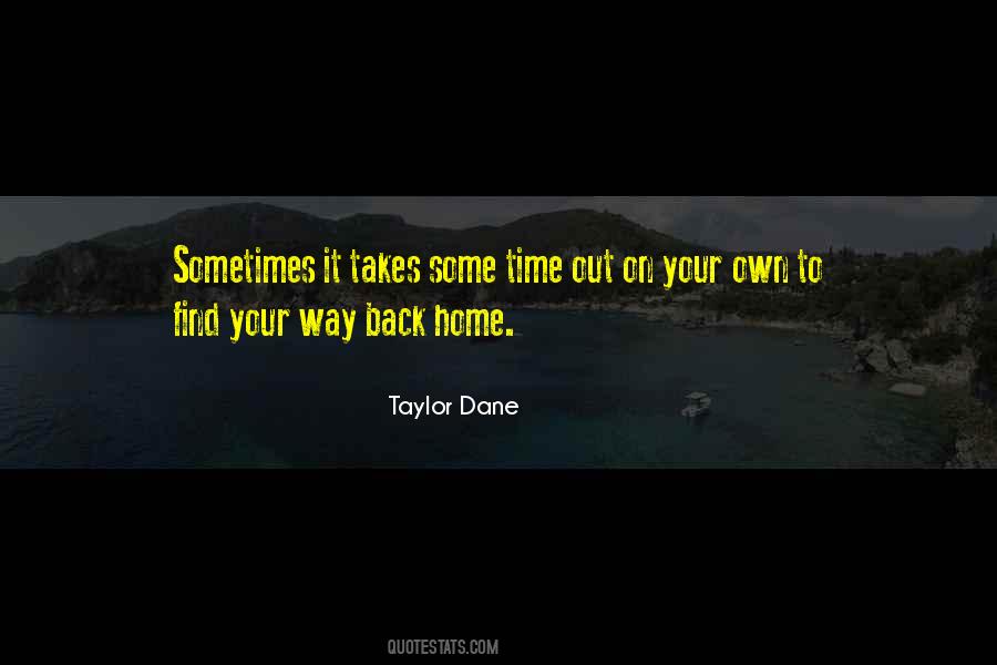 Time To Go Back Home Quotes #722964