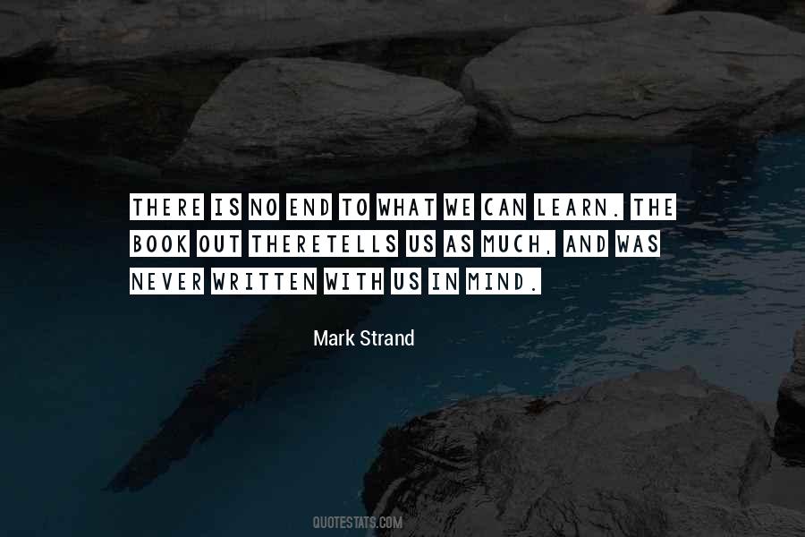 Quotes About Mark Strand #155623