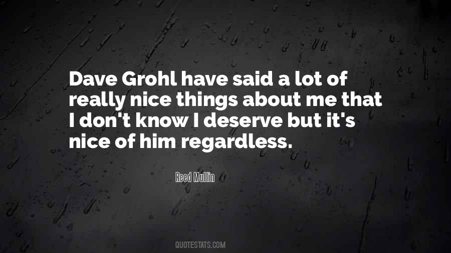 Quotes About Dave Grohl #1539035
