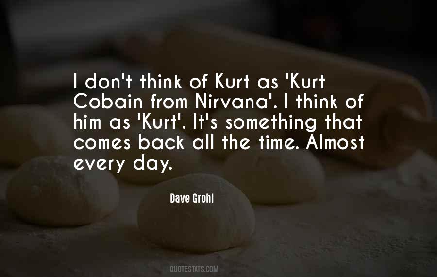 Quotes About Dave Grohl #556947