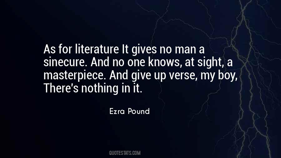 Quotes About Ezra Pound #237149