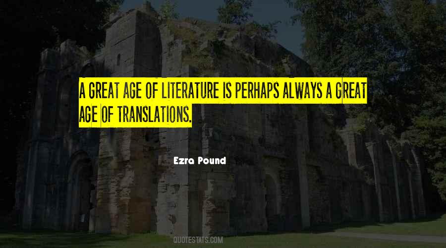 Quotes About Ezra Pound #258390