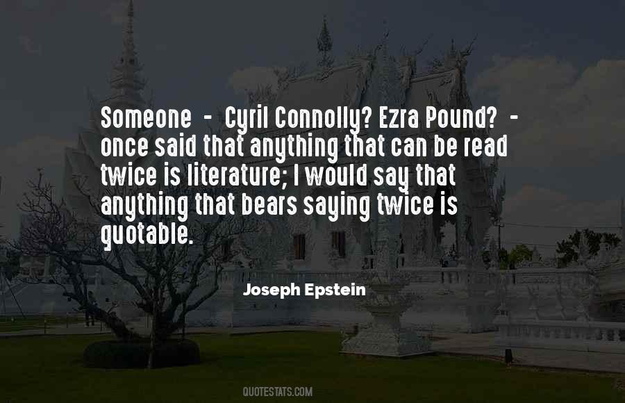 Quotes About Ezra Pound #264107