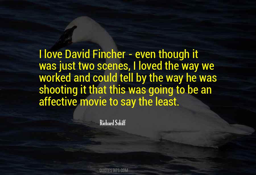 Quotes About David Fincher #1409235