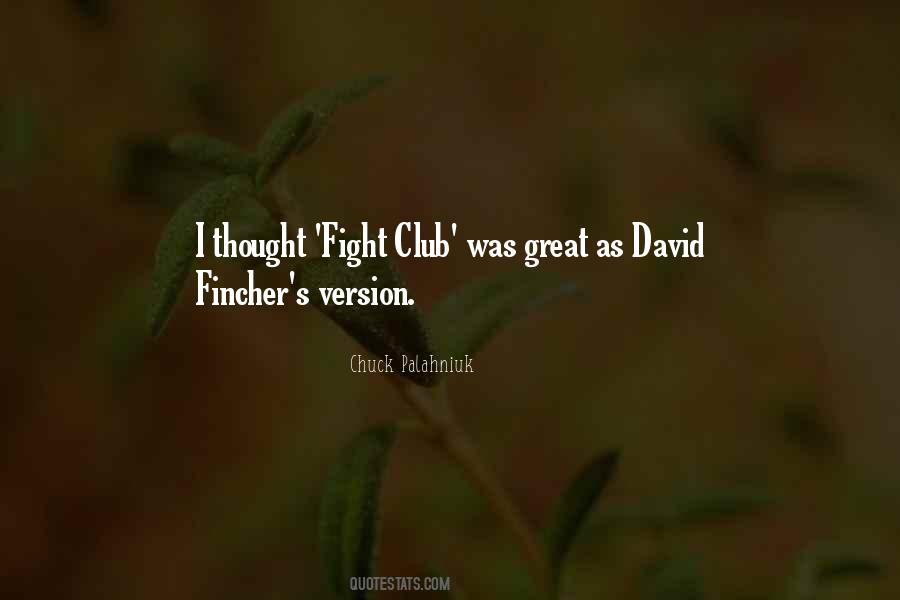 Quotes About David Fincher #406342