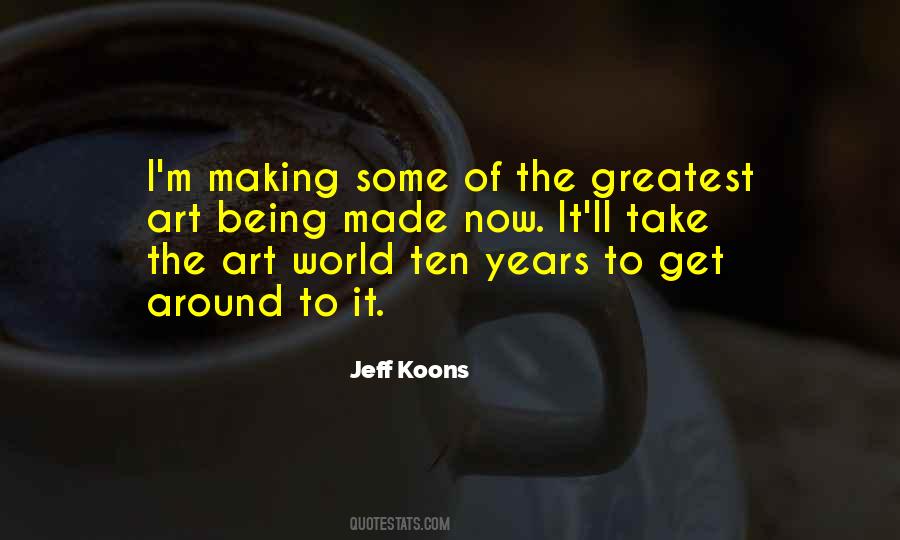 Quotes About Jeff Koons #13052