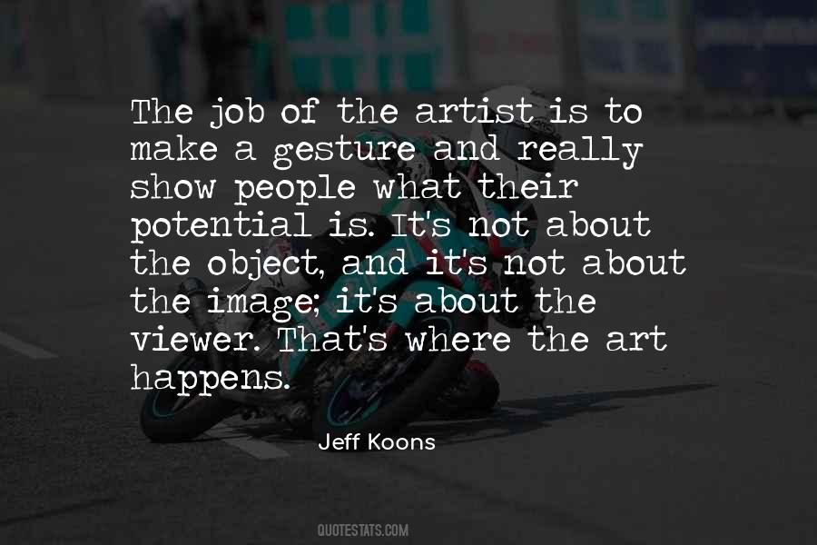 Quotes About Jeff Koons #25279