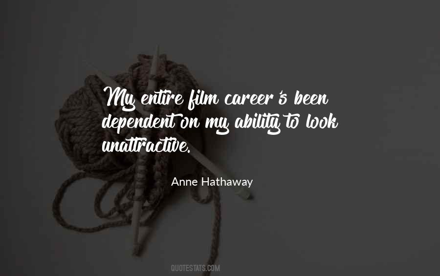 Quotes About Anne Hathaway #816819
