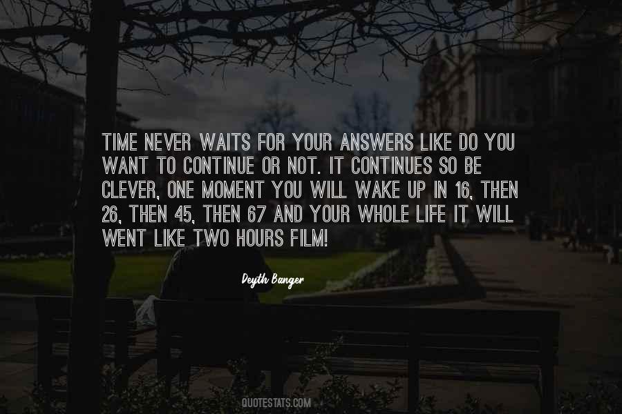 Time Waits Quotes #1078145