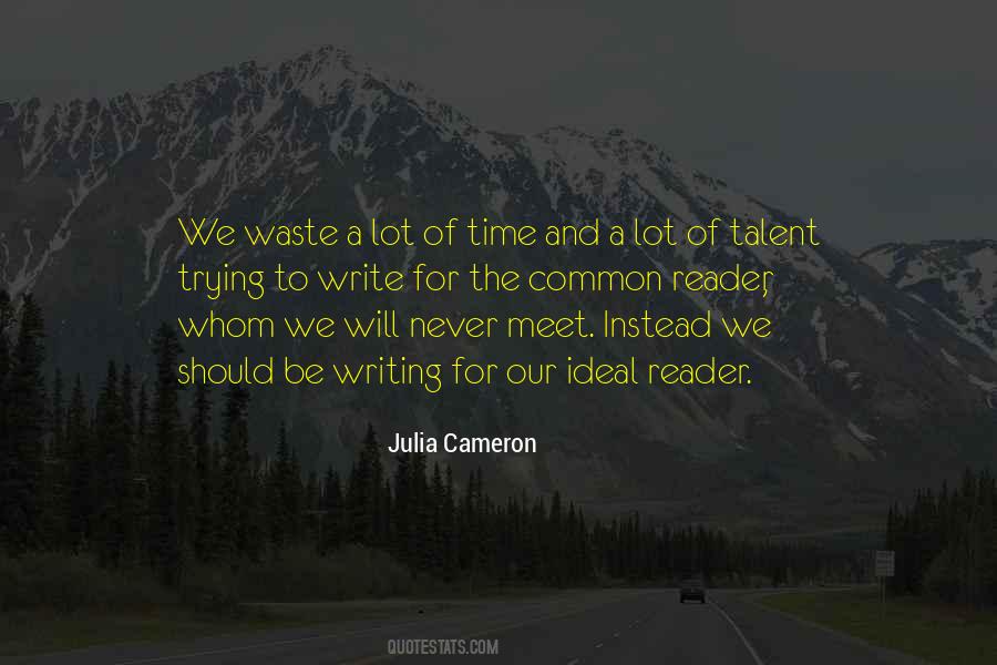Time Waste Quotes #89997