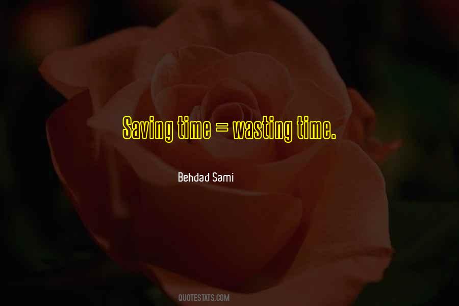 Time Wasting Quotes #733001
