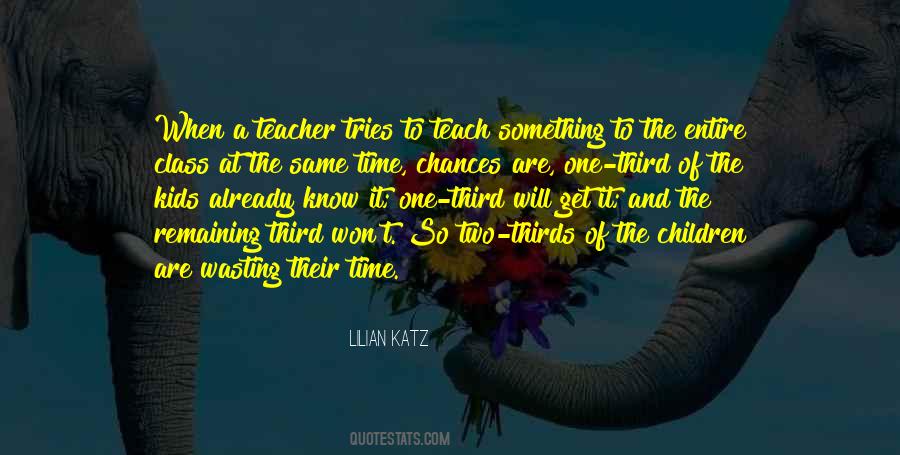 Time Will Teach Quotes #1612387