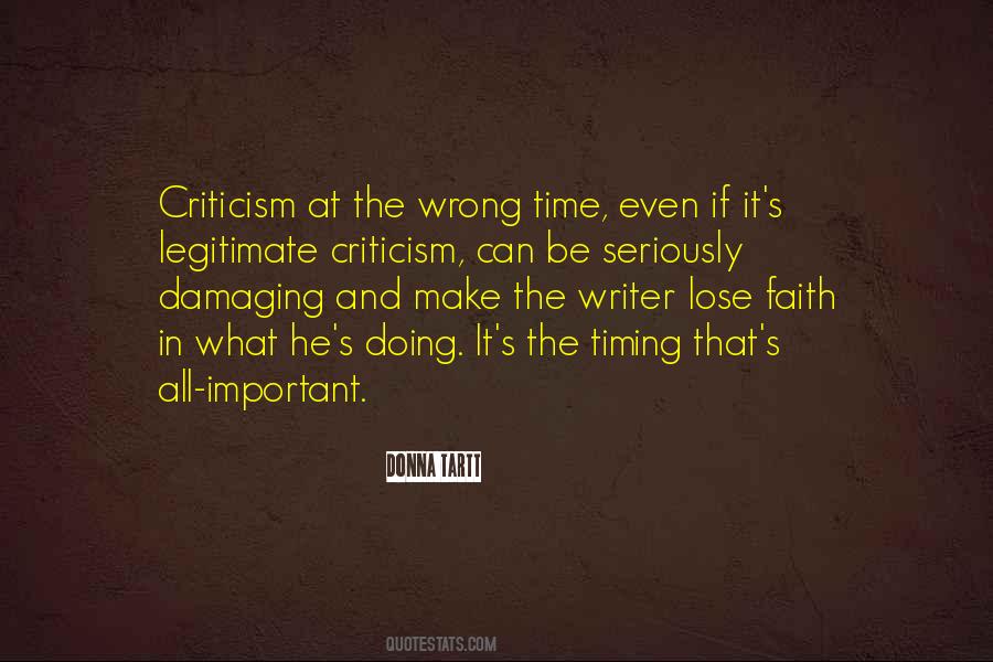 Timing Was Wrong Quotes #1443669