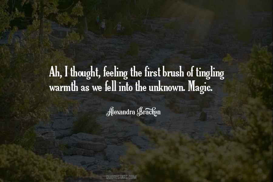 Tingling Feeling Quotes #50226