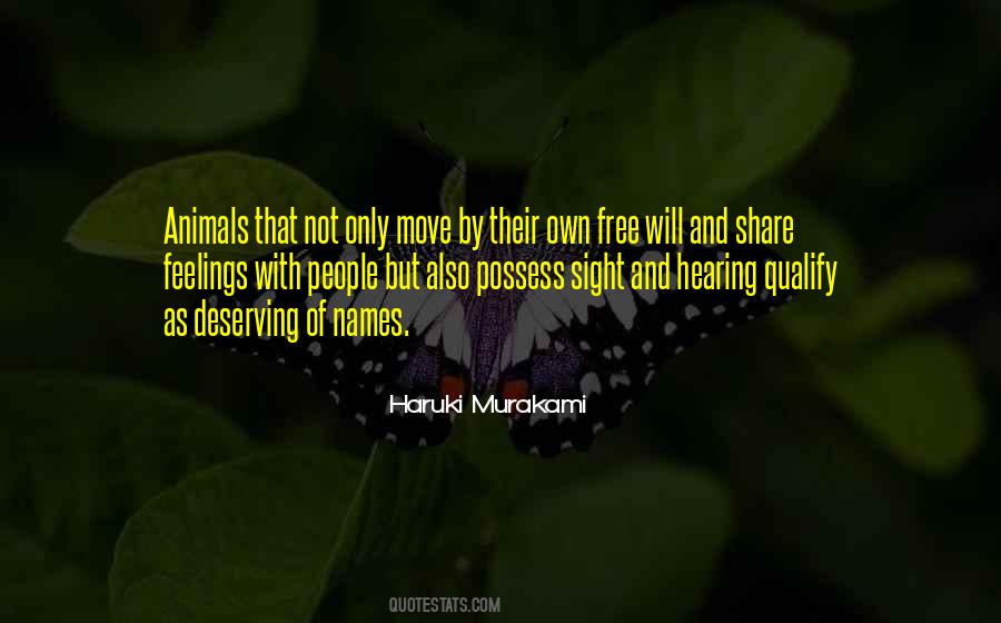 Quotes About Animals Having Feelings #754826