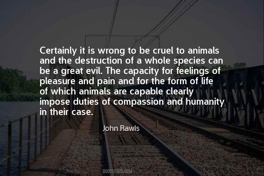 Quotes About Animals Having Feelings #91309