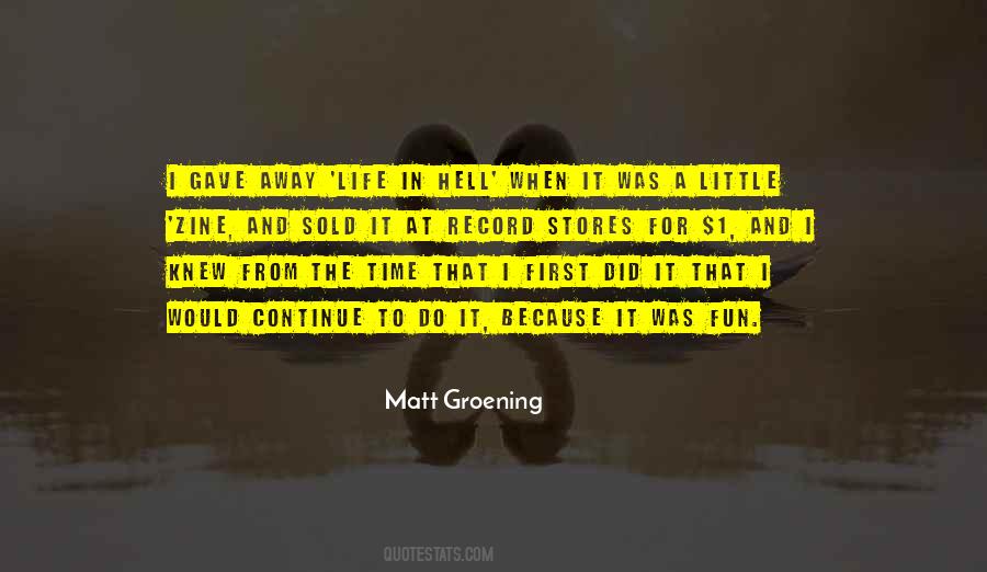 Quotes About Matt Groening #281113