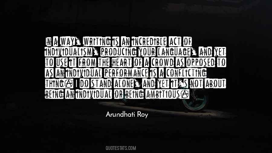 Quotes About Arundhati Roy #122796