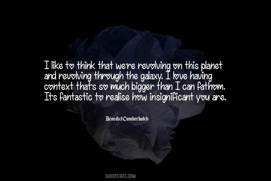 Quotes About Benedict Cumberbatch #1072845