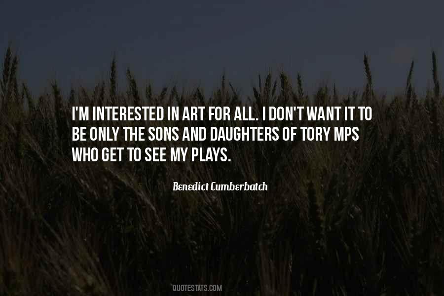 Quotes About Benedict Cumberbatch #135037