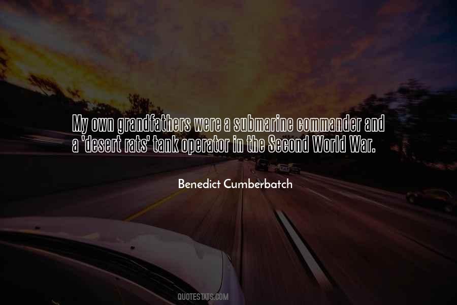 Quotes About Benedict Cumberbatch #245433