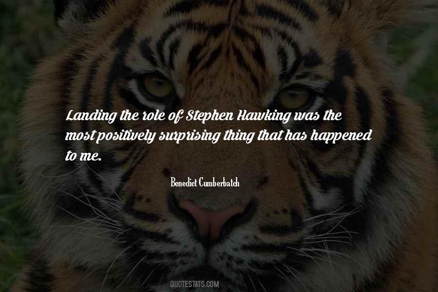 Quotes About Benedict Cumberbatch #266693