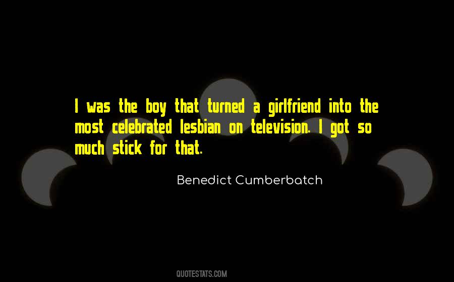 Quotes About Benedict Cumberbatch #268818