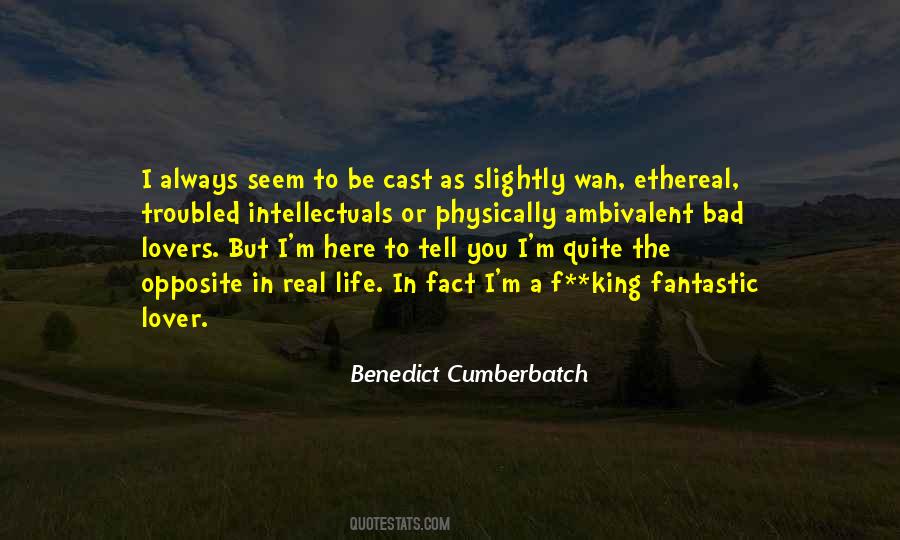 Quotes About Benedict Cumberbatch #335658