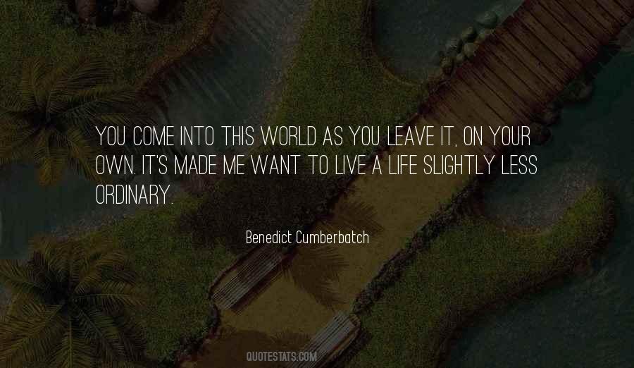 Quotes About Benedict Cumberbatch #690171