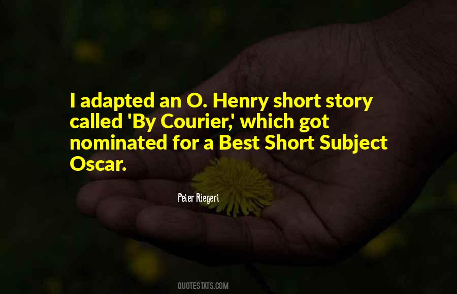 Quotes About O Henry #606987