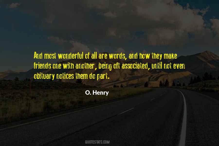 Quotes About O Henry #72593