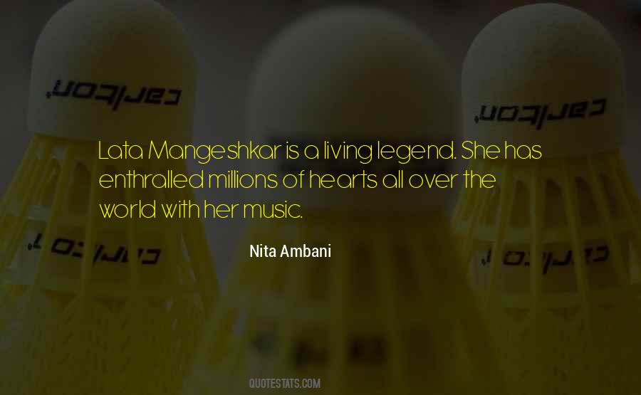 Quotes About Lata Mangeshkar #1087100