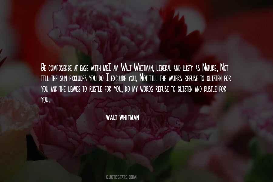 Quotes About Walt Whitman #128371