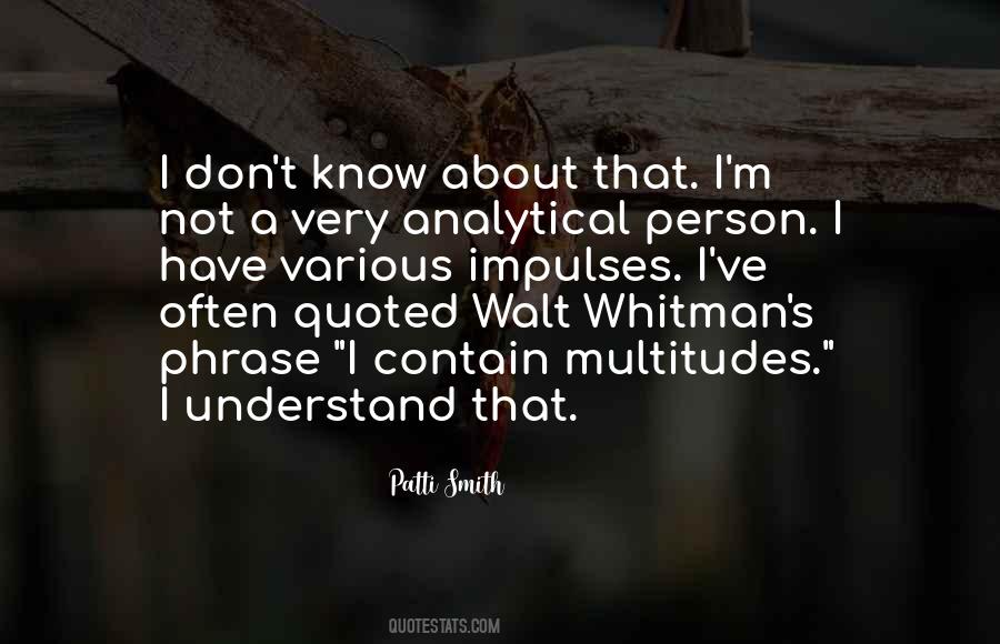 Quotes About Walt Whitman #1791111