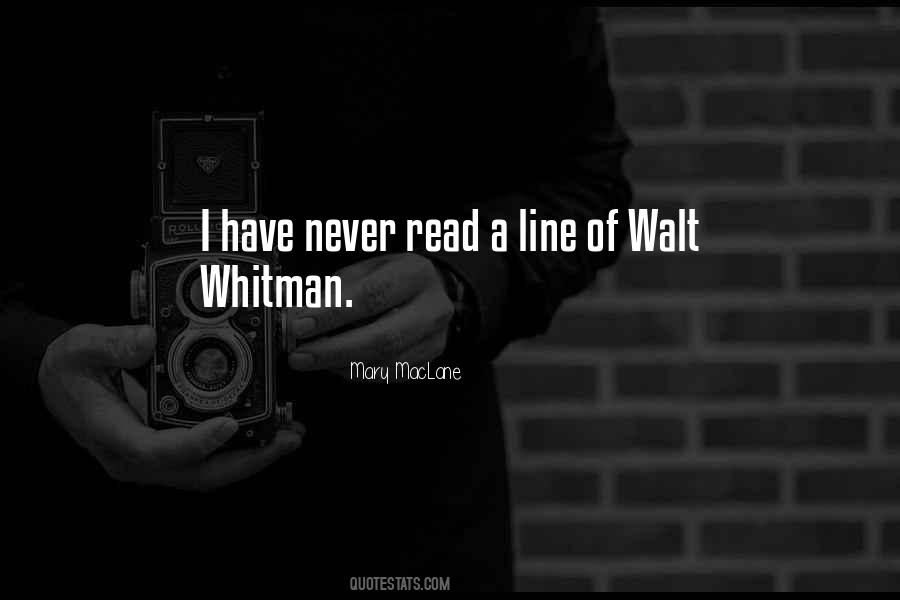 Quotes About Walt Whitman #230253
