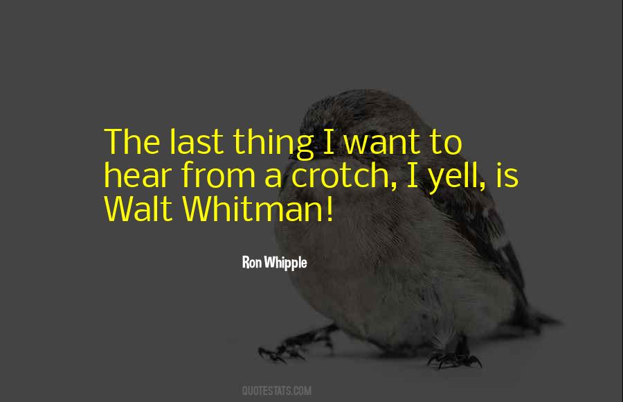 Quotes About Walt Whitman #437530